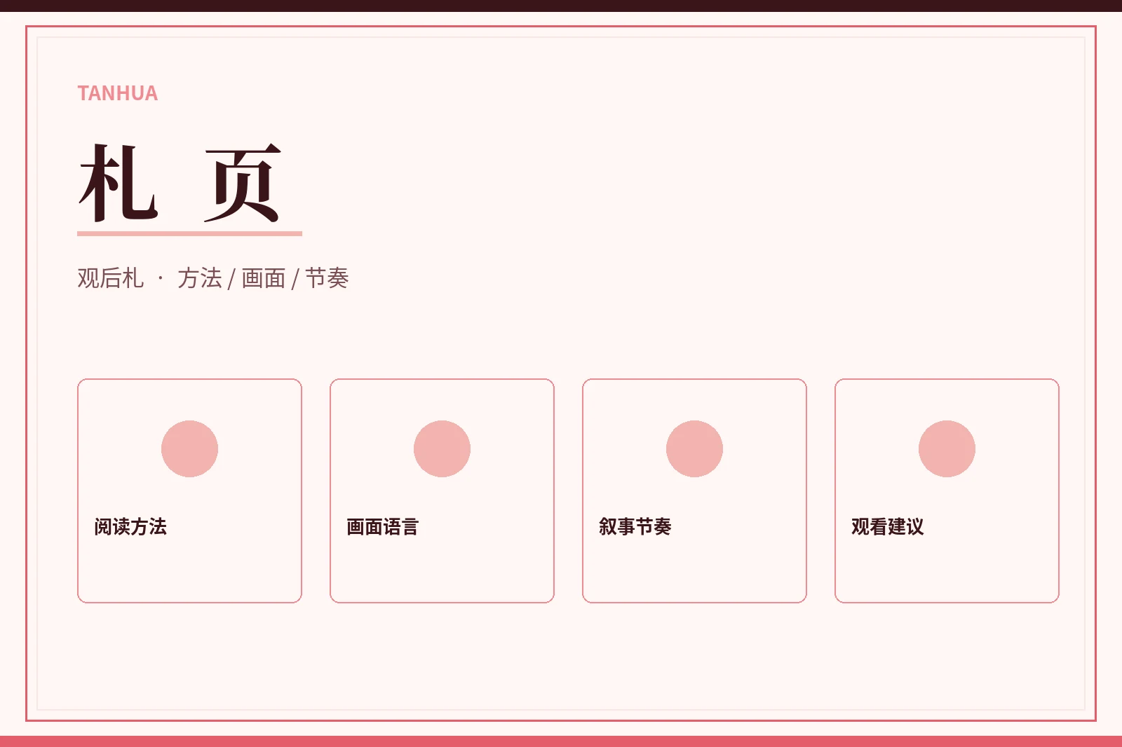 阅读方法与编辑手记
